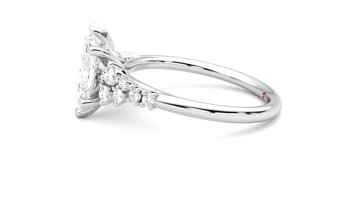 Taylor & Hart Marula Marquise Engagement Ring 360 degree image 21