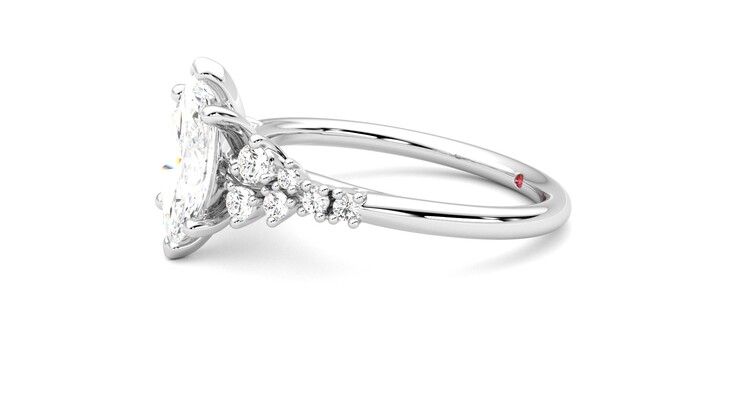 Taylor & Hart Marula Marquise Engagement Ring 360 degree image 22