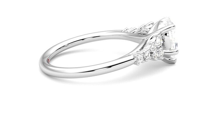 Taylor & Hart Marula Pear Engagement Ring 360 degree image 10