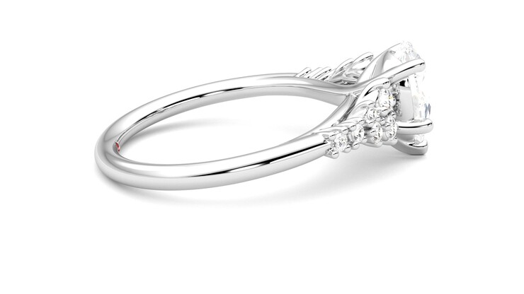 Taylor & Hart Marula Pear Engagement Ring 360 degree image 10