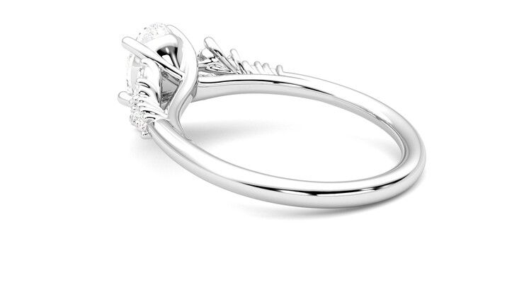 Taylor & Hart Marula Pear Engagement Ring 360 degree image 18