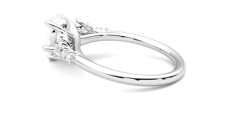 Taylor & Hart Marula Pear Engagement Ring 360 degree image 19