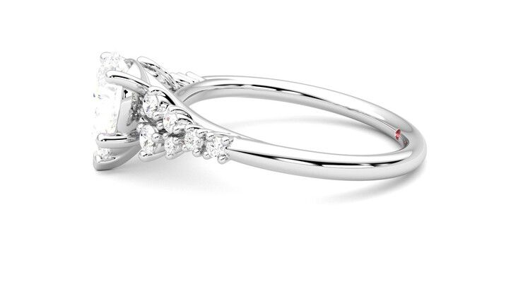 Taylor & Hart Marula Pear Engagement Ring 360 degree image 21