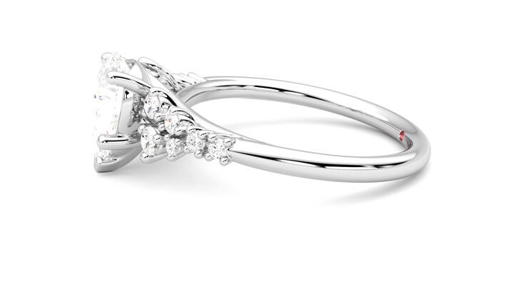 Taylor & Hart Marula Pear Engagement Ring 360 degree image 21