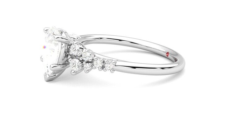 Taylor & Hart Marula Pear Engagement Ring 360 degree image 22