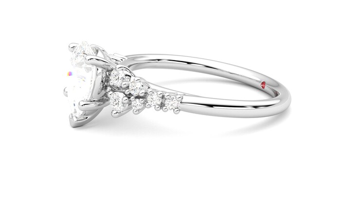 Taylor & Hart Marula Pear Engagement Ring 360 degree image 22