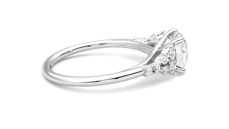 Taylor & Hart Marula Round Engagement Ring 360 degree image 10