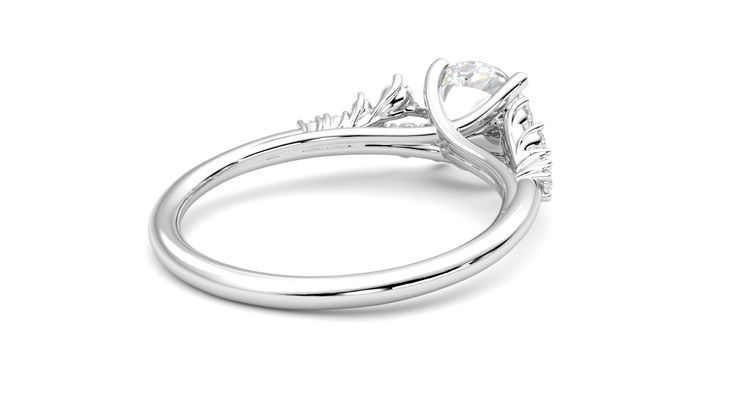 Taylor & Hart Marula Round Engagement Ring 360 degree image 13