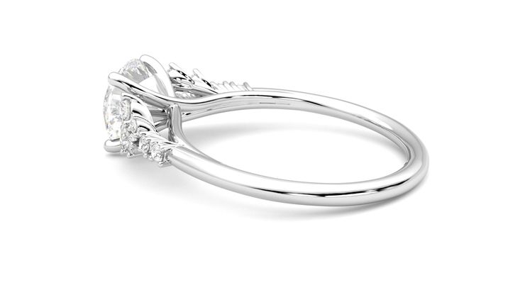 Taylor & Hart Marula Round Engagement Ring 360 degree image 19