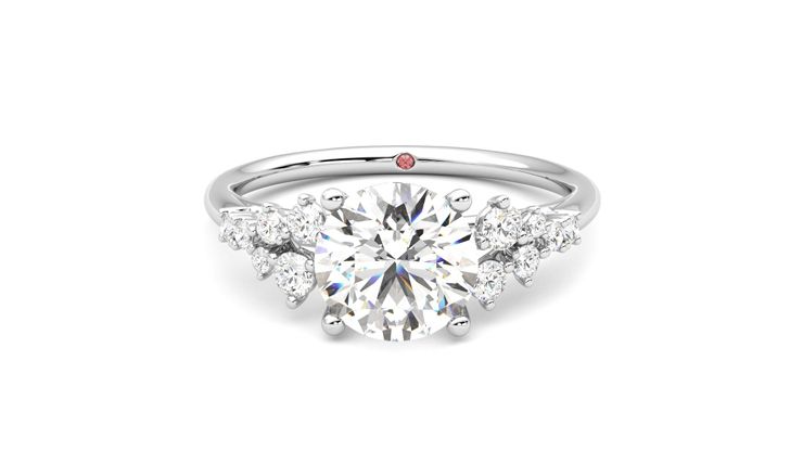 Taylor & Hart Marula Round Engagement Ring 360 degree image 29