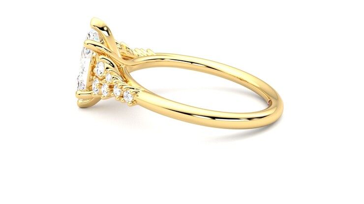 Taylor & Hart Marula Marquise Engagement Ring 360 degree image 20