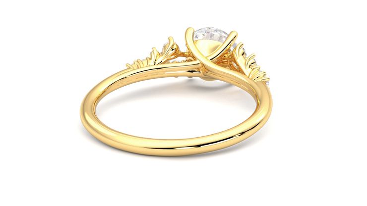 Taylor & Hart Marula Round Engagement Ring 360 degree image 14