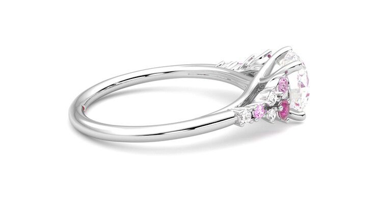Taylor & Hart Marula Round Engagement Ring 360 degree image 10