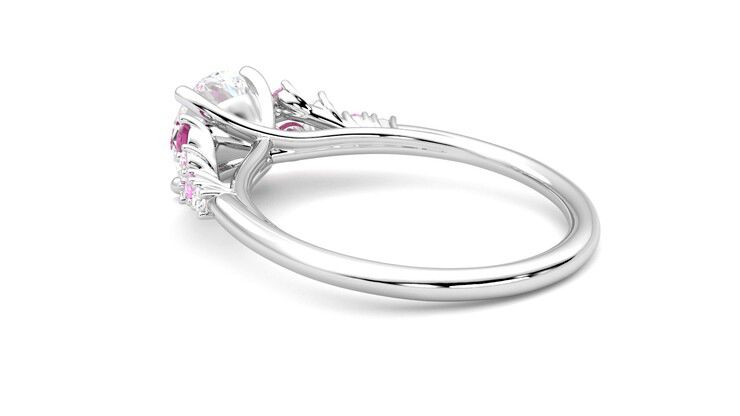 Taylor & Hart Marula Round Engagement Ring 360 degree image 18