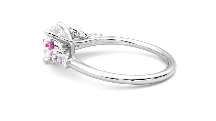 Taylor & Hart Marula Round Engagement Ring 360 degree image 19