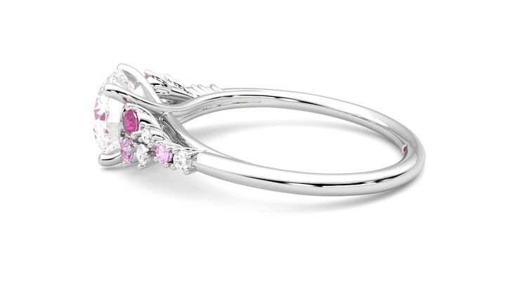 Taylor & Hart Marula Round Engagement Ring 360 degree image 20