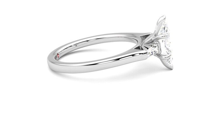 Taylor & Hart Mirror Marquise Engagement Ring 360 degree image 9