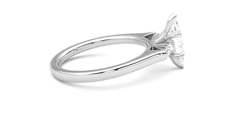 Taylor & Hart Mirror Marquise Engagement Ring 360 degree image 10