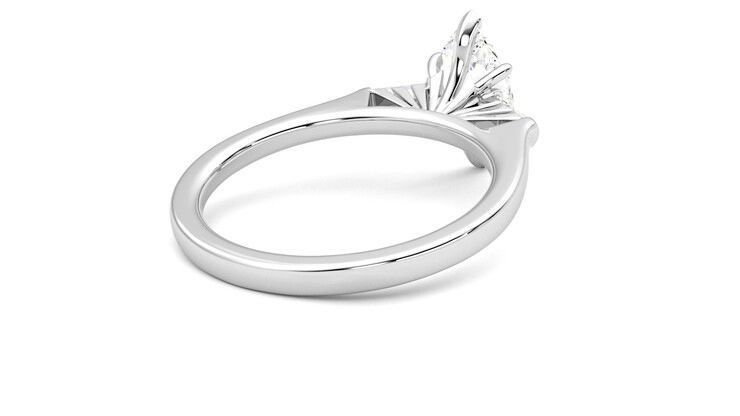 Taylor & Hart Mirror Marquise Engagement Ring 360 degree image 13