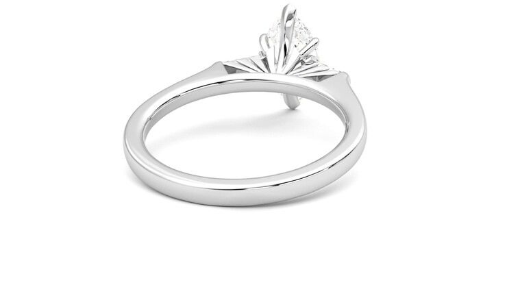 Taylor & Hart Mirror Marquise Engagement Ring 360 degree image 14