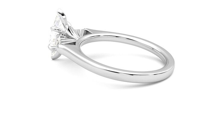 Taylor & Hart Mirror Marquise Engagement Ring 360 degree image 19