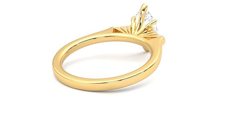 Taylor & Hart Mirror Marquise Engagement Ring 360 degree image 13
