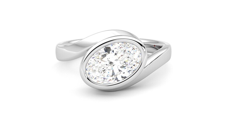 Taylor & Hart Nalu Oval Engagement Ring 360 detail 01