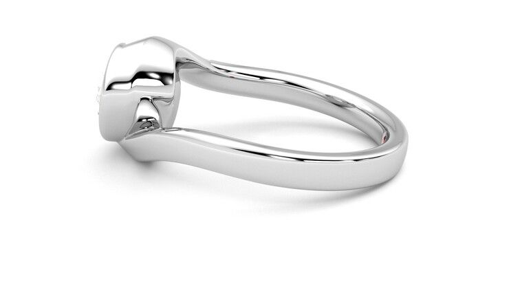 Taylor & Hart Nalu Oval Engagement Ring 360 degree image 20