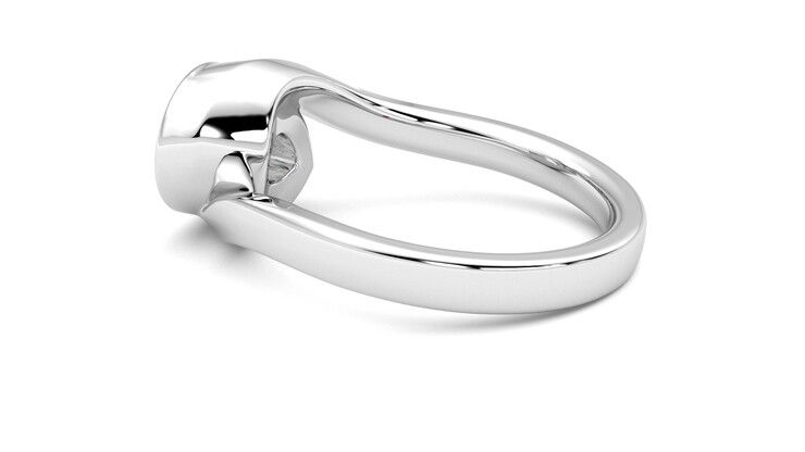 Taylor & Hart Nalu Pear Engagement Ring 360 degree image 19