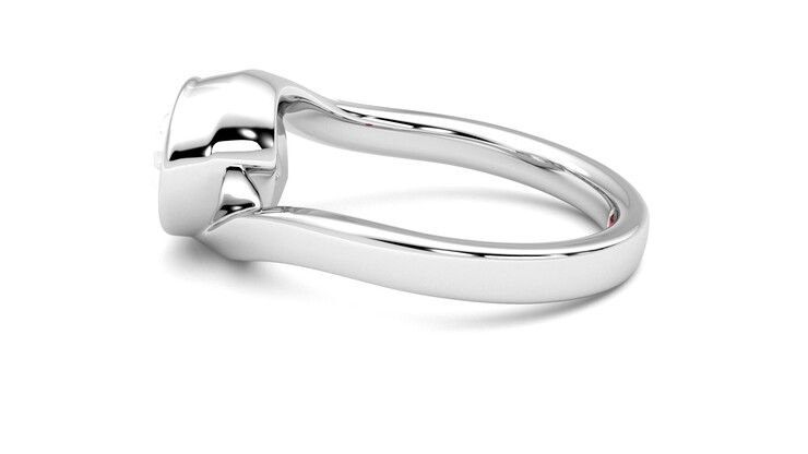 Taylor & Hart Nalu Pear Engagement Ring 360 degree image 20
