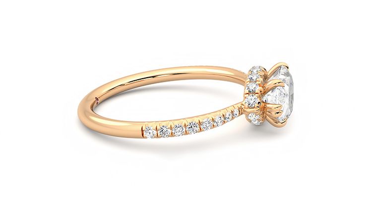 Taylor & Hart Nutmeg Marquise Engagement Ring 360 degree image 9