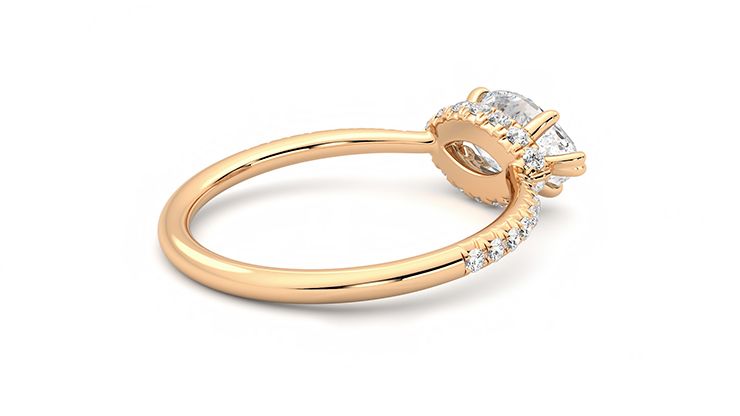 Taylor & Hart Nutmeg Marquise Engagement Ring 360 degree image 12