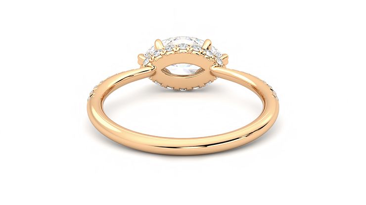 Taylor & Hart Nutmeg Marquise Engagement Ring 360 degree image 15