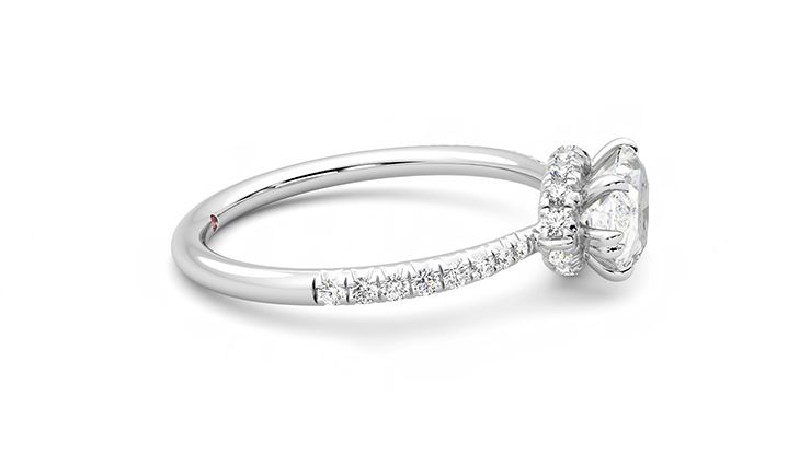 Taylor & Hart Nutmeg Marquise Engagement Ring 360 degree image 9