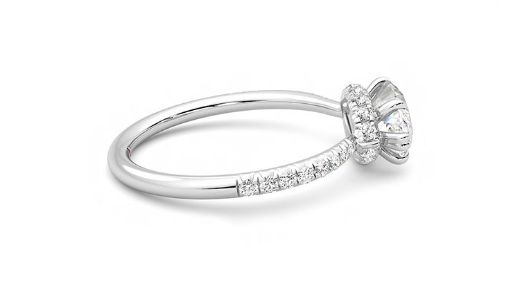 Taylor & Hart Nutmeg Marquise Engagement Ring 360 degree image 10