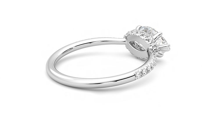 Taylor & Hart Nutmeg Marquise Engagement Ring 360 degree image 12