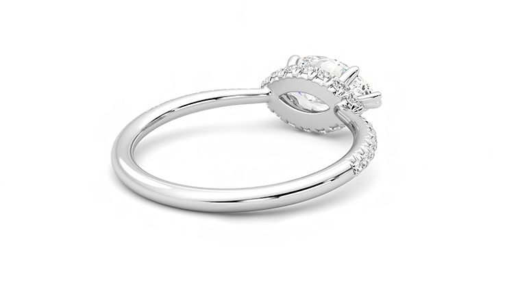 Taylor & Hart Nutmeg Marquise Engagement Ring 360 degree image 13