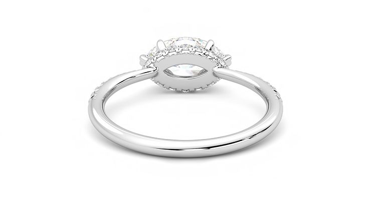 Taylor & Hart Nutmeg Marquise Engagement Ring 360 degree image 15