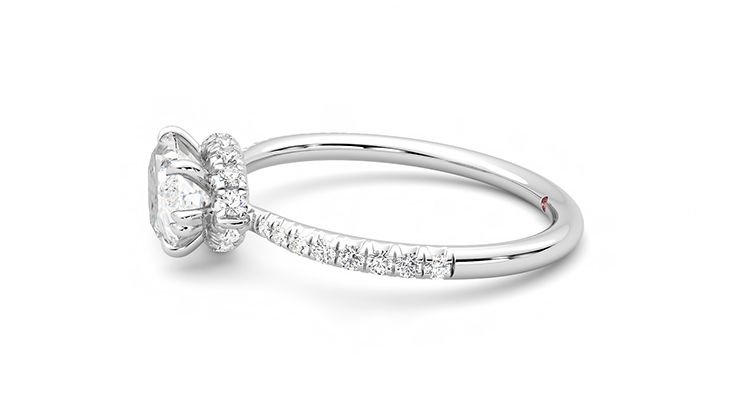 Taylor & Hart Nutmeg Marquise Engagement Ring 360 degree image 21