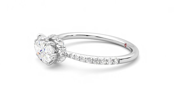 Taylor & Hart Nutmeg Marquise Engagement Ring 360 degree image 22