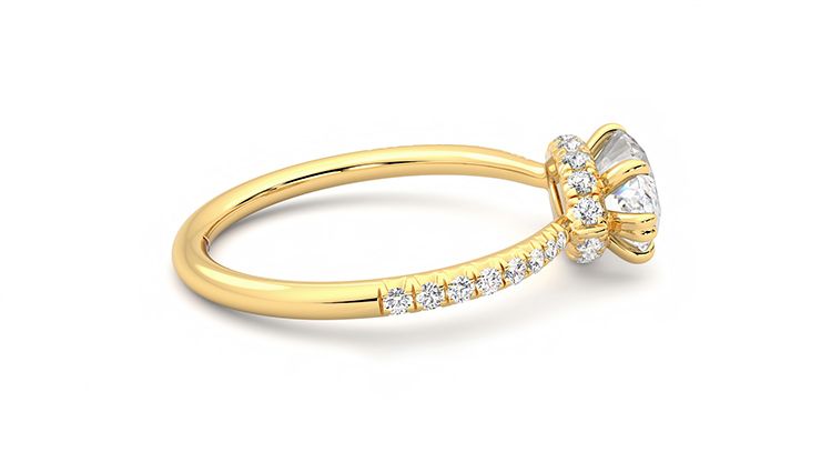 Taylor & Hart Nutmeg Marquise Engagement Ring 360 degree image 10
