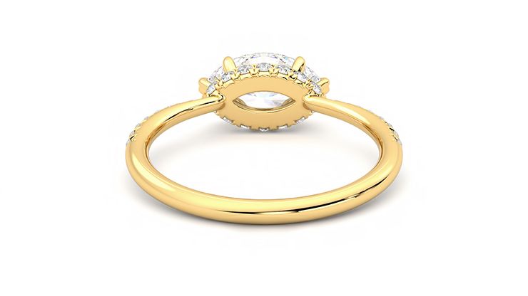 Taylor & Hart Nutmeg Marquise Engagement Ring 360 degree image 15