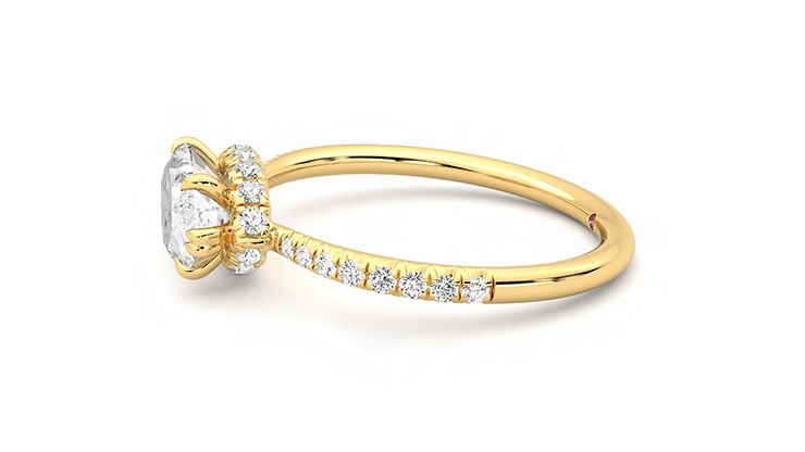 Taylor & Hart Nutmeg Marquise Engagement Ring 360 degree image 21