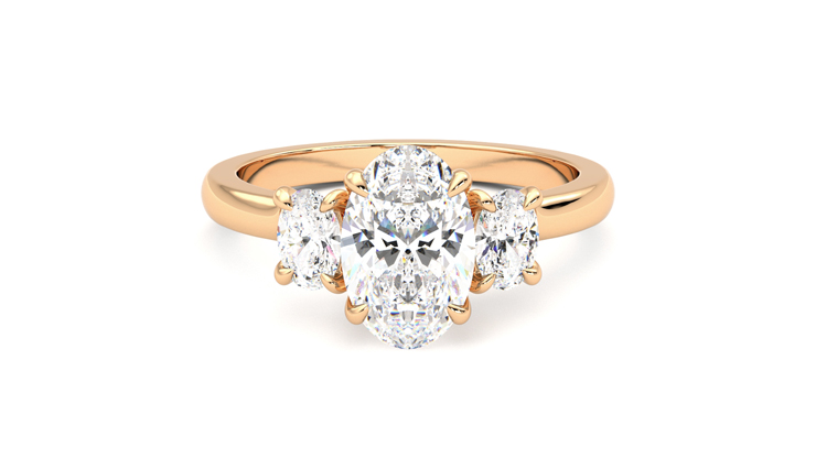 Taylor & Hart Orion Oval Engagement Ring 360 detail 01