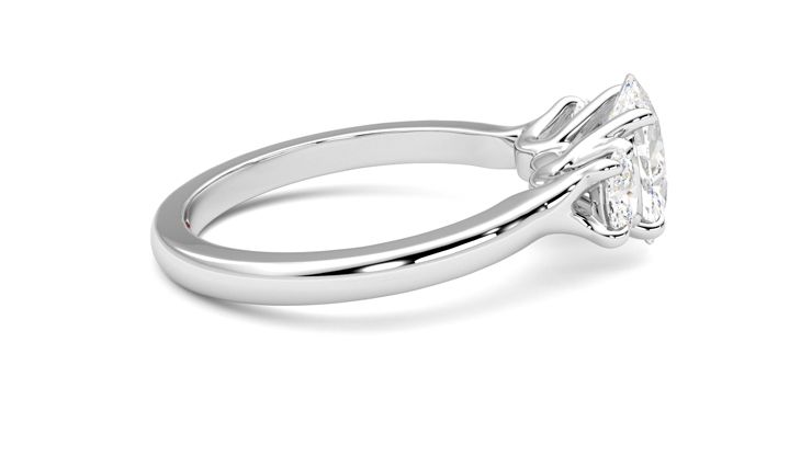 Taylor & Hart Orion Oval Engagement Ring 360 degree image 10