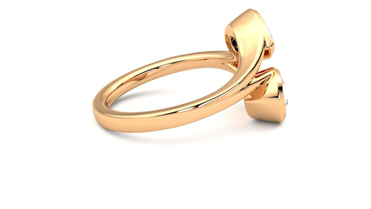 Taylor & Hart Peratrice Pear Engagement Ring 360 degree image 10