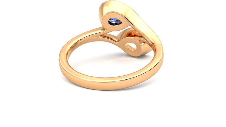 Taylor & Hart Peratrice Pear Engagement Ring 360 degree image 14
