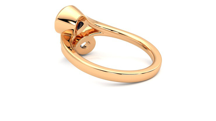 Taylor & Hart Peratrice Pear Engagement Ring 360 degree image 18