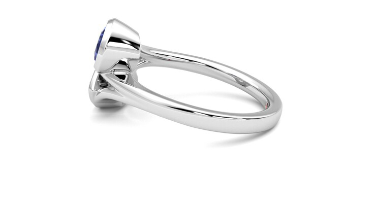 Taylor & Hart Peratrice Pear Engagement Ring 360 degree image 20