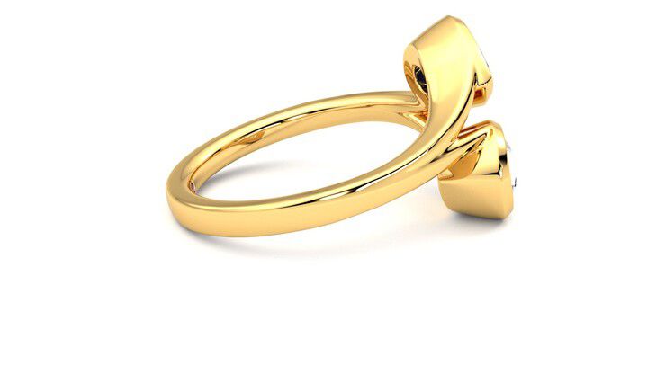Taylor & Hart Peratrice Pear Engagement Ring 360 degree image 10